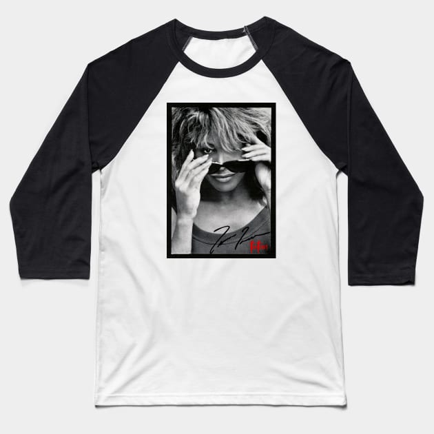 Tina Turner Vintage Baseball T-Shirt by Faiz Gagak Slot